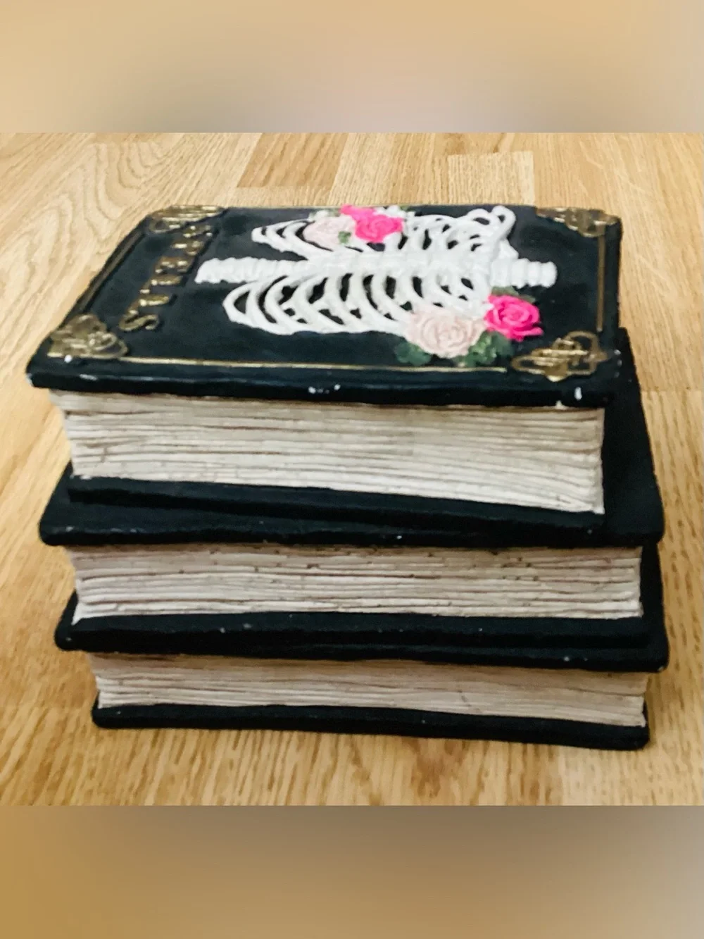 Ashland Decorative Stacked Book Set - Black, Purple & Green - Gothic/Halloween - Picture 8 of 16